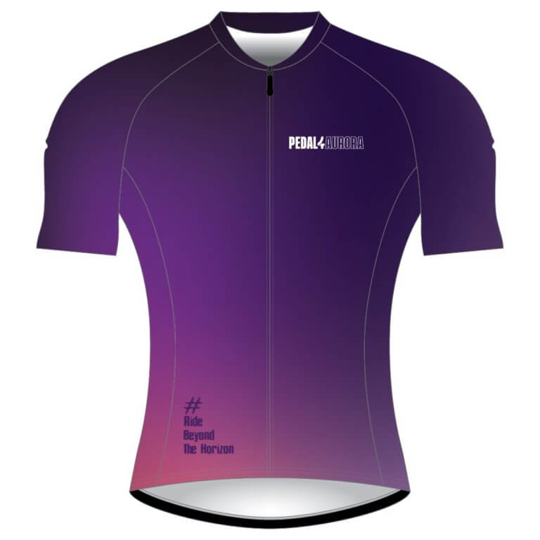 Pedal4Aurora-25-CH-Gradient dark CTM_SS107_C CYCLING Classic PLUS Jersey short sleeve_Pedal4Aurora-25-CH-Gradient dark CTM_SS107_C CYCLING Classic PLUS Jersey short sleeve_front