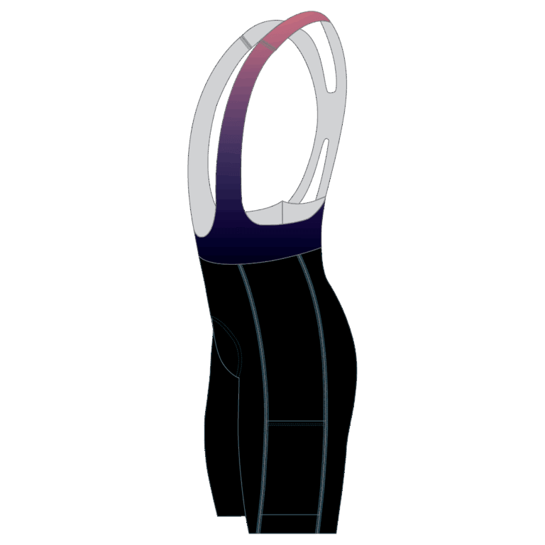 WOMEN - Pedal4Aurora-25-CH Pedal4 CBW_BS115_P Cycling PRO BASIC Gravel Bib Shorts_left