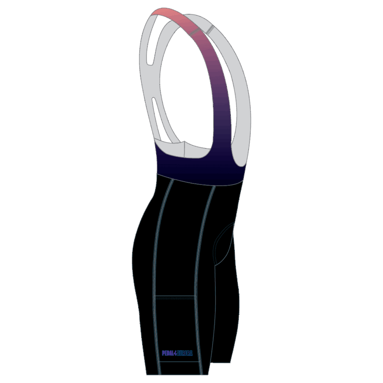 WOMEN - Pedal4Aurora-25-CH Pedal4 CBW_BS115_P Cycling PRO BASIC Gravel Bib Shorts_right